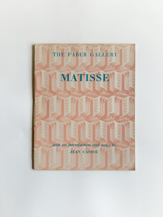 1948 Matisse First Edition The Faber Gallery Jean Cassou Vintage Art Book