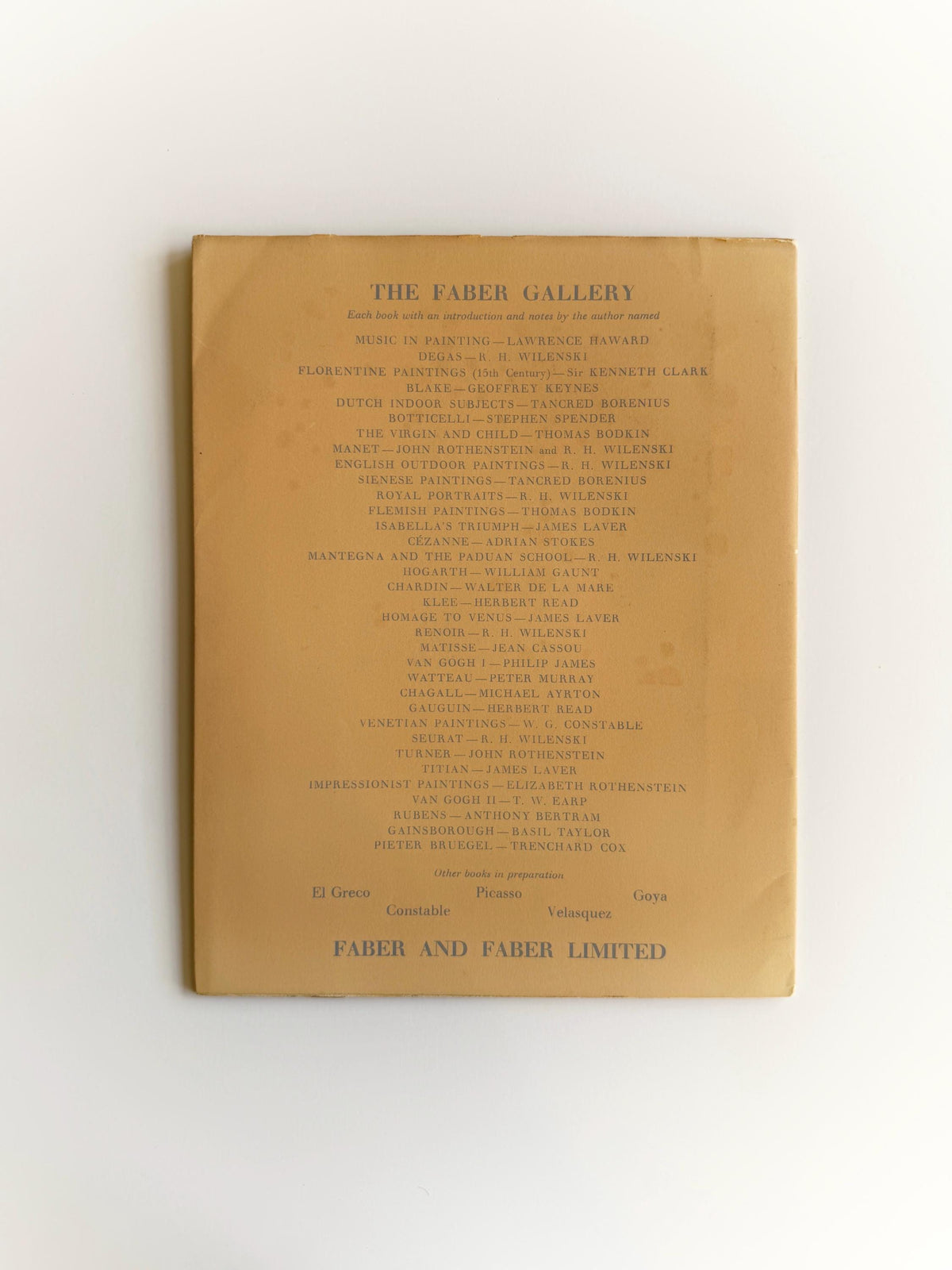 1938 The Elder Peter Bruegel- First US Edition/ Collectible